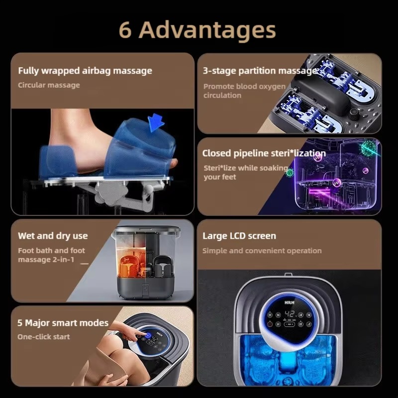 LCD Ekranlı Taşınabilir Elektr - Foot Bath Massager incelemesi ve fiyatı