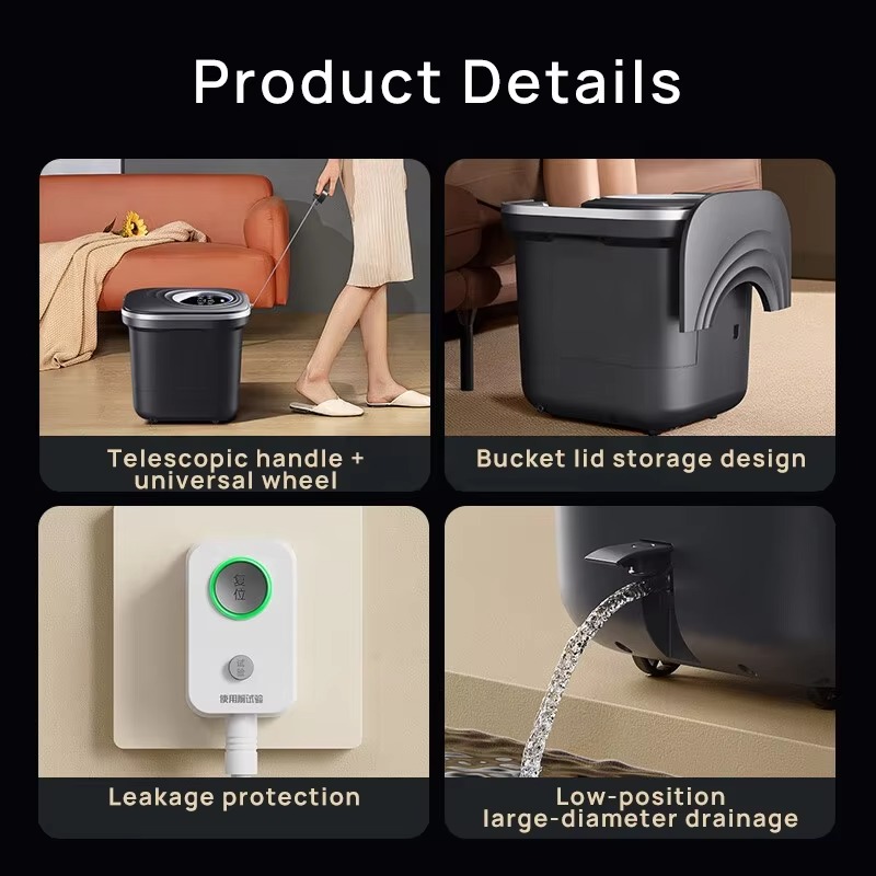 LCD Ekranlı Taşınabilir Elektr - Foot Bath Massager incelemesi ve fiyatı